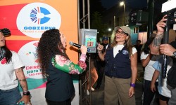 ALE ROJO DE LA VEGA ENCIENDE NUEVAS LUMINARIAS EN LA GUERRERO