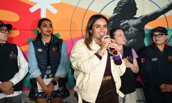 PARA QUE LAS MUJERES PUEDAN CAMINAR SIN MIEDO, ALE ROJO DE LA VEGA ILUMINA CALLES DE VISTA ALEGRE CON BRILLA CUAUHTEMOC