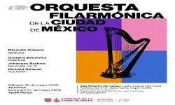 RICARDO CASERO DIRIGIR? NUEVAMENTE A LA ORQUESTA FILARM?NICA DE LA CIUDAD DE M?XICO PARA INTERPRETAR OBRAS DE BACEWICZ, BRAHMS Y STRAUSS