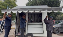 CUAUHTEMOC RETIRA REMOLQUE Y PUESTO QUE OBSTRUIAN LA VIA PUBLICA EN TLATELOLCO   