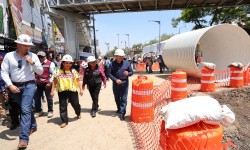 SUPERVISA CLARA BRUGADA OBRAS HIDRAULICAS EN IZTAPALAPA, INTERVENCIONES QUE CUENTAN CON UN PRESUPUESTO DE MIL 800 MILLONES DE PESOS; PERMITIRAN DEJAR ATRAS DESIGUALDADES HISTORICAS, ASEGURO