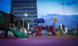 Nancy Nu?ez entrega rehabilitacion del Parque Lineal Encarnacion Ortiz