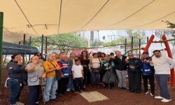 ALE ROJO DE LA VEGA ENTREGA REHABILITACION DEL PARQUE PUBLICO EX HIPODROMO EN SAN SIMON TOLNAHUAC